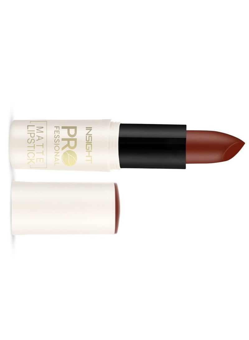 INSIGHT Professional Matte Lipstick - Majestic | Matte Finish | Ultra Pigmented | Transferproof | Infused with Carrot Seed Oil & Vitamin E (4.2gm) - Image 3